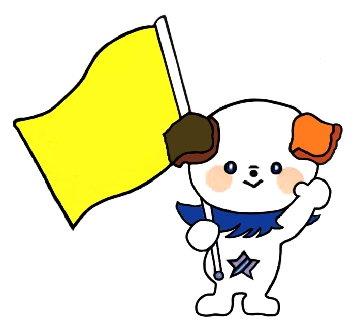 だっぴー高精細補正（字なし旗）